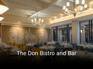 The Don Bistro and Bar opening hours