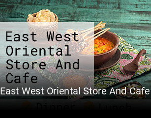 East West Oriental Store And Cafe opening plan