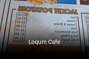 Loqum Cafe opening plan